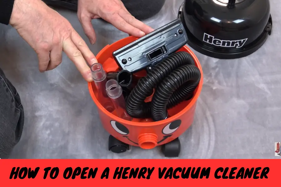 How To Open a Henry Vacuum Cleaner